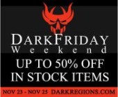 Dark Regions Dark Friday Weekend