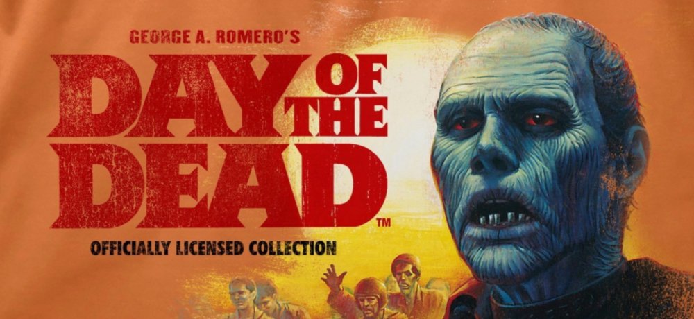 Fright-Rags Celebrates George A. Romero’s DAY OF THE DEAD with New Apparel Collection