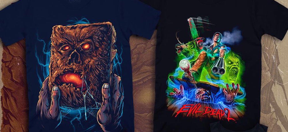 Groovy New Necronomicon Shirt and the Return of the “Hero Ash” Design from Cavitycolors